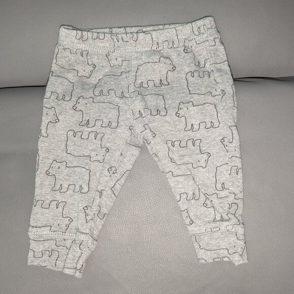 🐲3 FOR $9🦄 Carter's Bear Print Bottom Butt Rear End Pull On Boys Jogger Pants - Picture 1 of 3